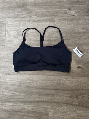 Old Navy Maternity Light Support CloudComfy Sports Bra — Dusk Navy